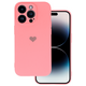 Onasi Liquid Love ovitek za iPhone 13 6.1, silikonski, roza