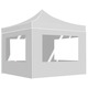 vidaXL Profesionalni šotor za zabave aluminij 3x3 m bel