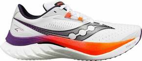Saucony Endorphin Speed 4 Mens Shoes White/Viziorange 40 Cestna tekaška obutev