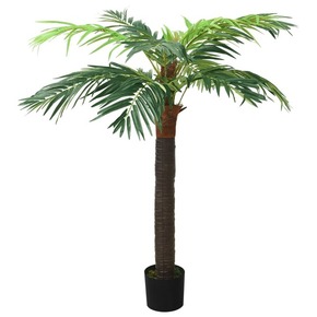 Greatstore Umetna palma datljevec z loncem 190 cm zelena