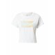 Bombažen t-shirt New Balance bela barva - bela. Lahek T-shirt iz kolekcije New Balance. Model izdelan iz tanke, elastične pletenine.