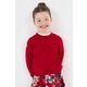 Otroški pulover Mayoral rdeča barva - rdeča. Otroški Pulover iz kolekcije Mayoral. Model izdelan iz enobarvne pletenine. Material z optimalno elastičnostjo zagotavlja popolno svobodo gibanja.