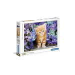 Clementoni puzzle 500 HQC, ginger cat (30415)