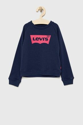 Levi's otroški pulover - mornarsko modra. Otrocih Pulover iz zbirke Levi's. Model narejen iz plesti.