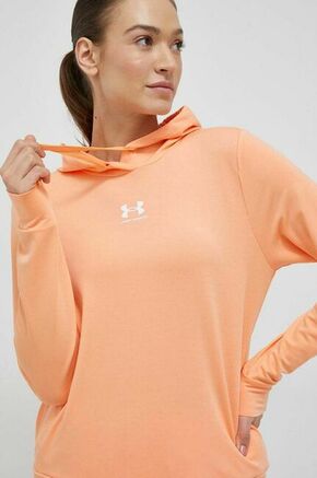 Under Armour Pulover Rival Terry Hoodie-ORG SM