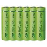 Polnilna baterija GP ReCyko 2100 mAh, HR6, AA, 6 kos