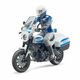 Bruder BWORLD policijsko motorno kolo Ducati Scrambler z voznikom