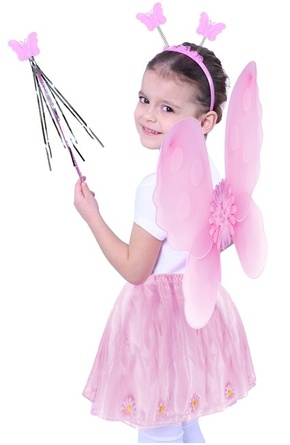 Rappa Otroški kostum Cvet s krili