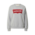 Levi's bombažni pulover - siva. Pulover iz zbirke Levi's. Model narejen iz tanka, rahlo elastična tkanina.
