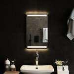 shumee LED kopalniško ogledalo 30x50 cm