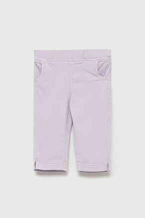 Otroške hlače Tom Tailor vijolična barva - vijolična. Otroško Hlače iz kolekcije Tom Tailor. Model izdelan iz tanke