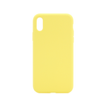 Chameleon Apple iPhone XR - Silikonski ovitek (liquid silicone) - Soft - Light Yellow