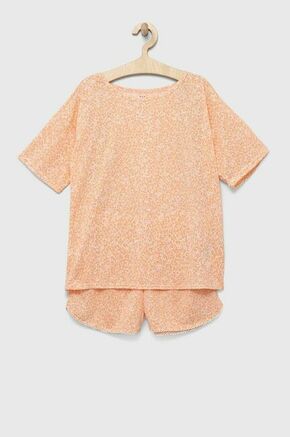 Otroška pižama GAP oranžna barva - oranžna. Otroški pižama iz kolekcije GAP. Model izdelan iz vzorčaste pletenine. Izjemno udoben material.