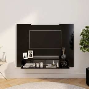 VidaXL Stenska TV omarica črna 120x23