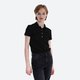 T-shirt Lacoste ženski, - črna. T-shirt iz kolekcije Lacoste. Model izdelan iz tanke, elastične pletenine.