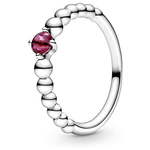 Pandora Srebrni prstan za ženske, rojene julija 198867C02 (Obseg 50 mm) srebro 925/1000