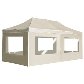 Profesionalni šotor za zabave aluminij 6x3 m krem