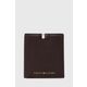 Usnjena denarnica Tommy Hilfiger moški, rjava barva - rjava. Mala denarnica iz kolekcije Tommy Hilfiger. Model izdelan iz naravnega usnja. Model je enostaven za čiščenje in vzdrževanje.
