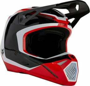 FOX V1 Nitro Helmet Fluorescent Red M Čelada