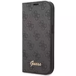 NEW Ohišje Guess 4G Metal Camera Outline Booktype - Ohišje za iPhone 14 Pro Max (črno)