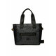 Torbica Liu Jo črna barva - črna. Velika nakupovalna torbica iz kolekcije Liu Jo. Model na zapenjanje, izdelan iz tekstilnega materiala.
