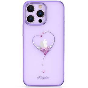 Slomart kingxbar želja serije iPhone 14 plus ohišje okrašeno s kristali vijolična