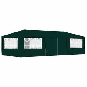 Shumee Profesionalen vrtni šotor s stranicami 4x9 m zelen 90 g/m²