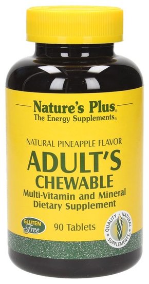 Nature's Plus Adult’s Chewable - 90 tab. liz.