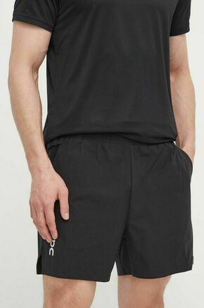 Kratke hlače za tek On-running Essential črna barva - črna. Kratke hlače za tek iz kolekcije On-running. Model izdelan iz materiala