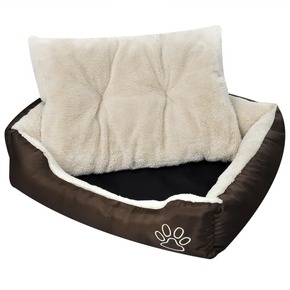 Greatstore Udobna pasja postelja z mehko blazino S