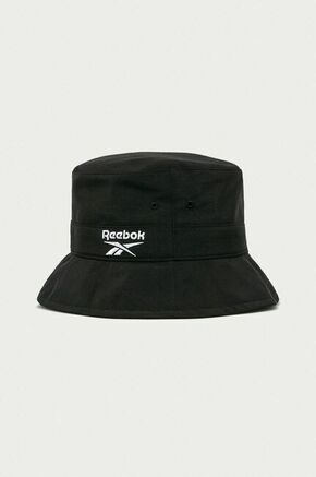 Reebok Classic klobuk - črna. Klobuk iz kolekcije Reebok Classic. Model z ozkim robom
