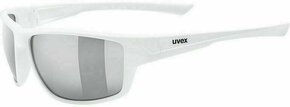 Uvex sončna očala - bela. Sončna očala iz kolekcije Uvex. Model z gladkimi lečami in plastičnimi okvirji. Imajo UV 400 filter.