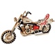 Woodcraft Lesena 3D sestavljanka Motorcycle HD I barva