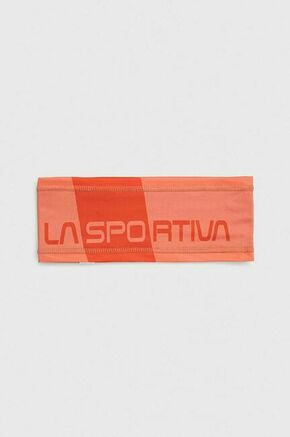 Naglavni trak LA Sportiva Diagonal oranžna barva - oranžna. Trak iz kolekcije LA Sportiva. Model izdelan iz elastičnega materiala.