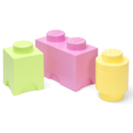 LEGO škatle za shranjevanje Multi-Pack 3 kosi - pastel