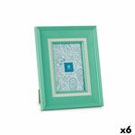 NEW Okvir za fotografije Kristal Zelena Plastika (6 kosov) (2 x 23 x 18 cm)