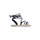 Sandali iz semiša Manebi Jute Sandals ženski, črna barva, P 0.0 Y0 - črna. Sandali iz kolekcije Manebi. Model izdelan iz semiš usnja.