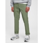 GAP zelena moške hlače modern khakis in slim fit with GapFlex