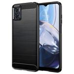 Ovitek Carbon Shield TPU za Motorola Moto E22/Moto E22i - Črna KP26560