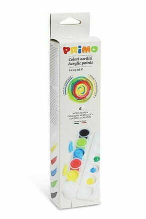 PRIMO barve za prste 6 x 25 ml