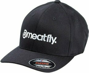 Meatfly Brand Flexfit Black L/XL Šilt kapa