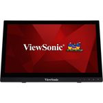 ViewSonic TD1630-3 monitor, TN, 15.6", 16:9, 1366x768, 60Hz, HDMI, VGA (D-Sub), USB, Touchscreen