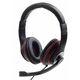 Gembird MHS-03-BKRD gaming slušalke, rdeča/črna/črno-rdeča, mikrofon