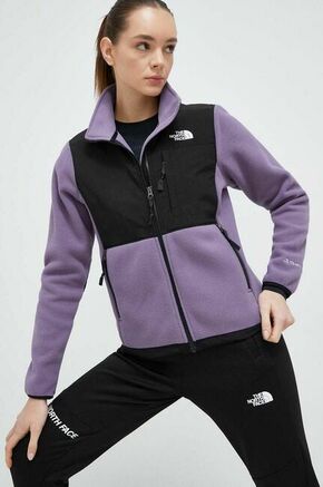 The North Face športni pulover Denali vijolična barva - vijolična. Flis jakna iz kolekcije The North Face. Model izdelan iz visokokakovostne pletenine Polartec®