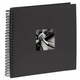 Hama klasični spiralni album FINE ART 36x32 cm, 50 strani, črn
