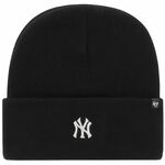 Kapa 47brand Mlb New York Yankees črna barva - črna. Kapa iz kolekcije 47brand. Model izdelan iz pletenine z nalepko.