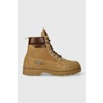 Čevlji iz semiša Filling Pieces Mountain Boot Quartz moški, rjava barva, 63333369985 - rjava. Čevlji iz kolekcije Filling Pieces. Model je izdelan iz kombinacije semiš usnja in tekstilnega materiala. Model z mehkim, oblikovanim vložkom zagotavlja...