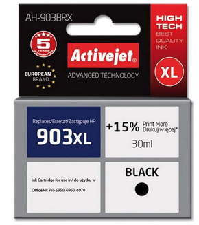 ActiveJet HP 903 XL T6M15AE črno črnilo
