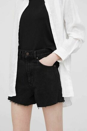 Wrangler jeans kratke hlače - črna. Kratke hlače iz kolekcije Wrangler. Model izdelan iz jeansa.