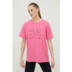Bombažen t-shirt P.E Nation vijolična barva - vijolična. Kratka majica iz kolekcije P.E Nation. Model izdelan iz materiala organskega izvora.